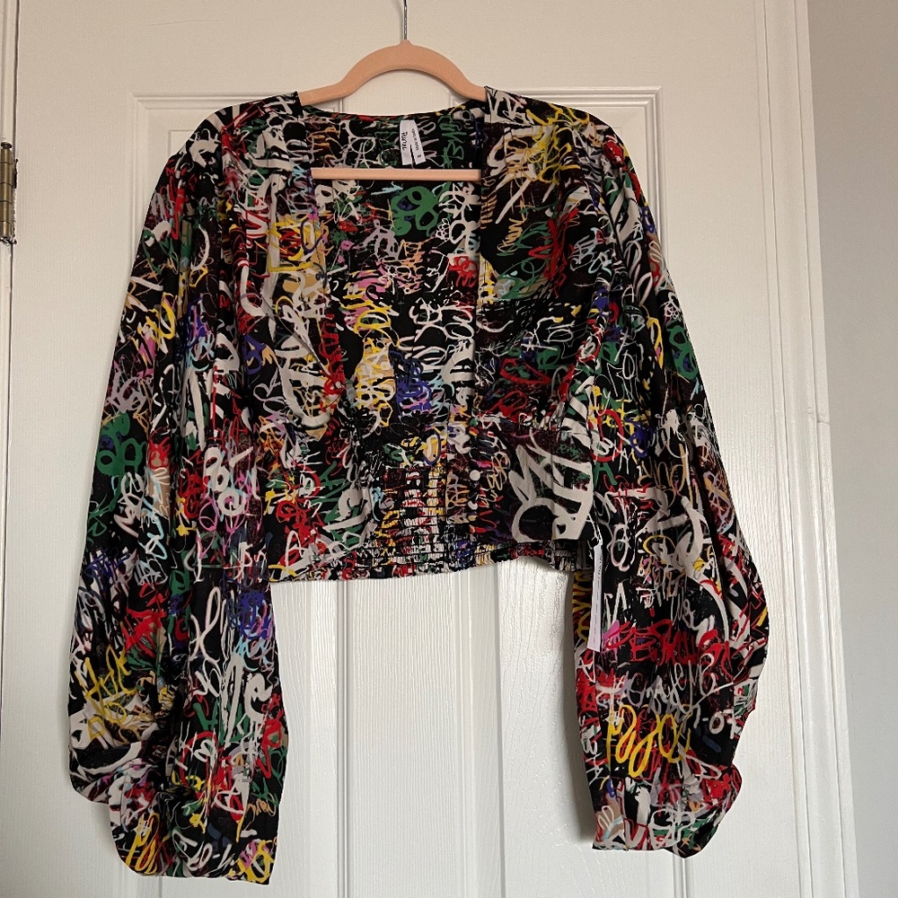 Graphic Blouse